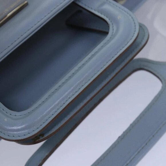 GUCCI Hand Bag Vinyl Light Blue Auth 82716 - Picture 9 of 15